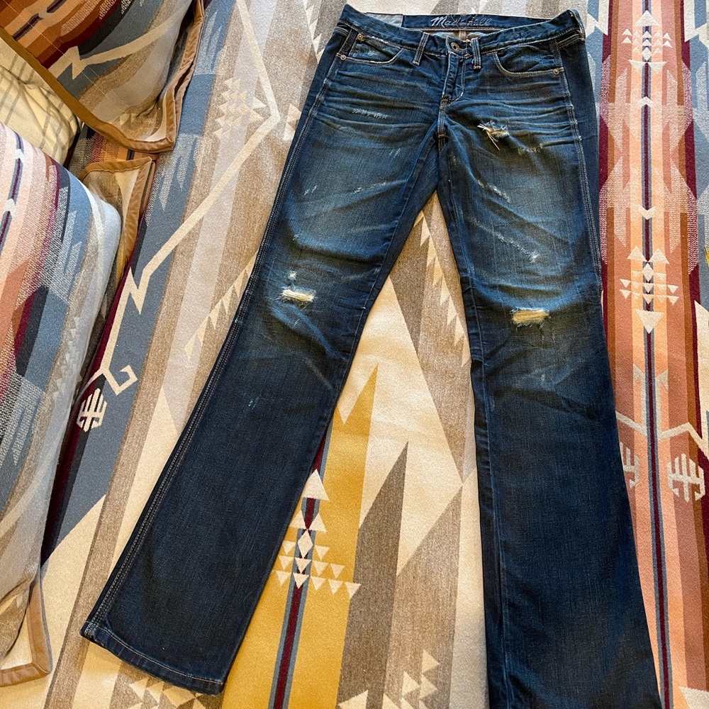 Madewell rail straight jeans 27